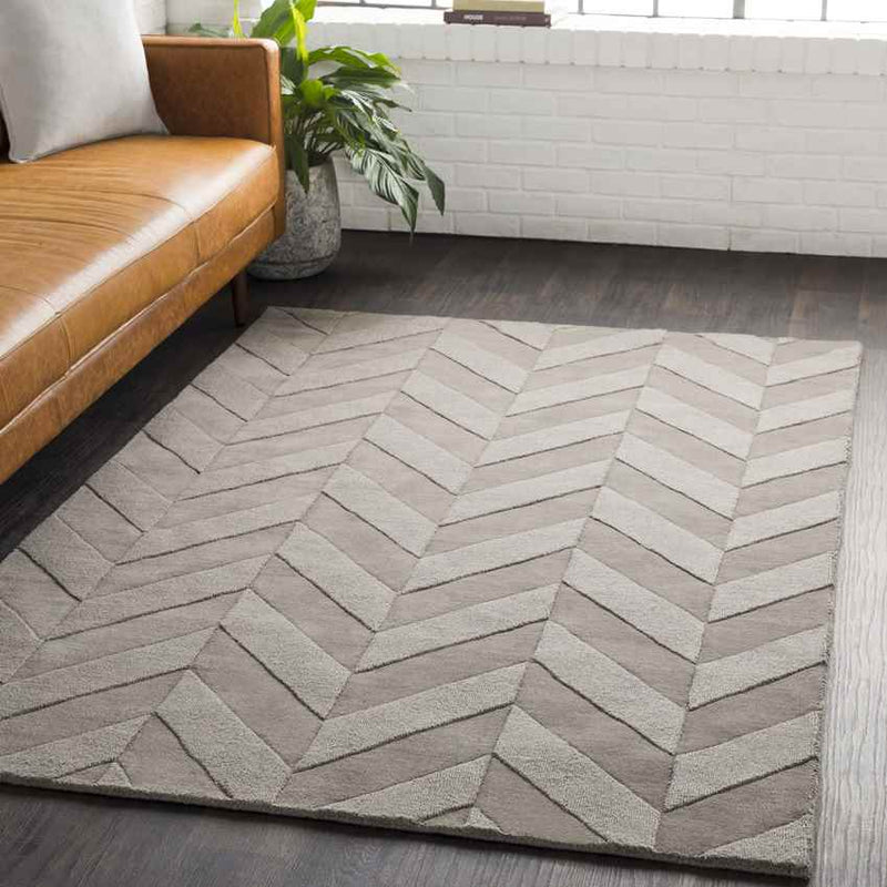 Menton Modern Taupe Area Rug