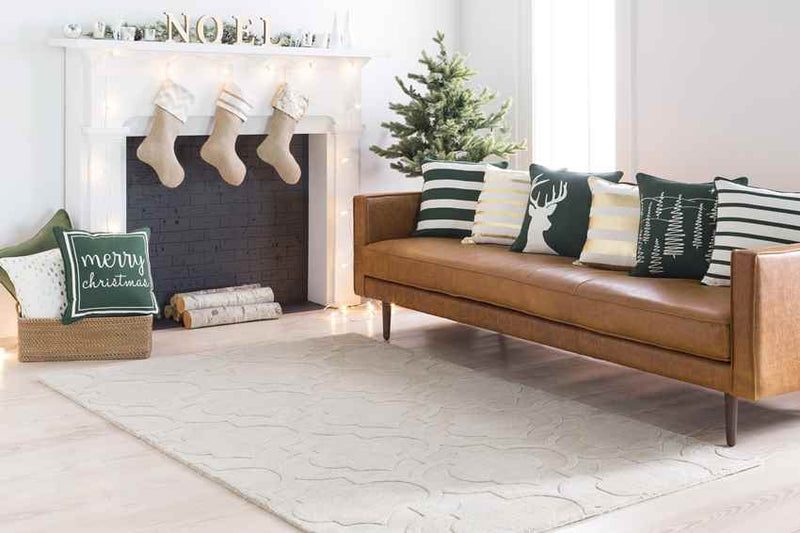 Bergerac Modern Khaki Area Rug