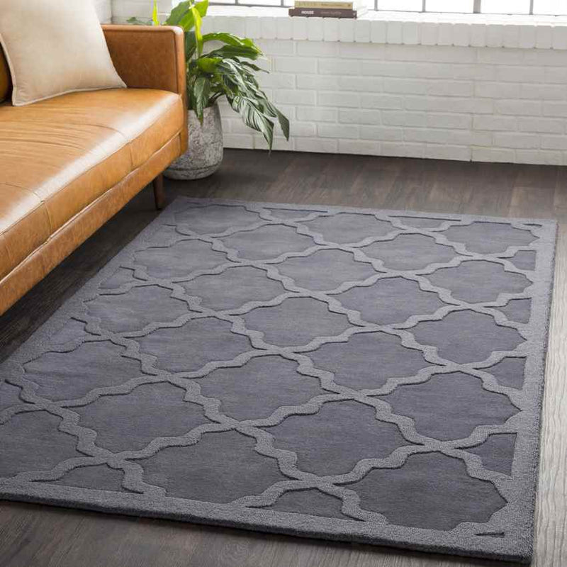 Ermont Modern Medium Gray Area Rug