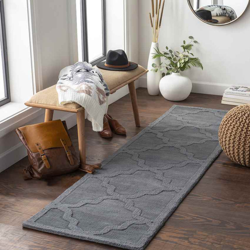 Ermont Modern Medium Gray Area Rug