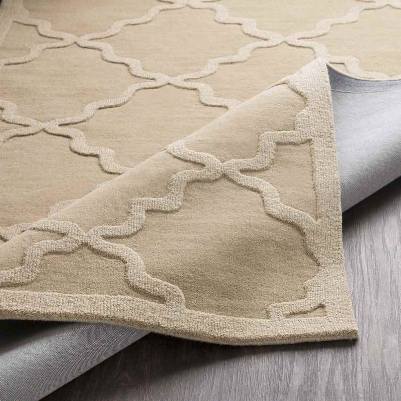 Ermont Modern Khaki Area Rug