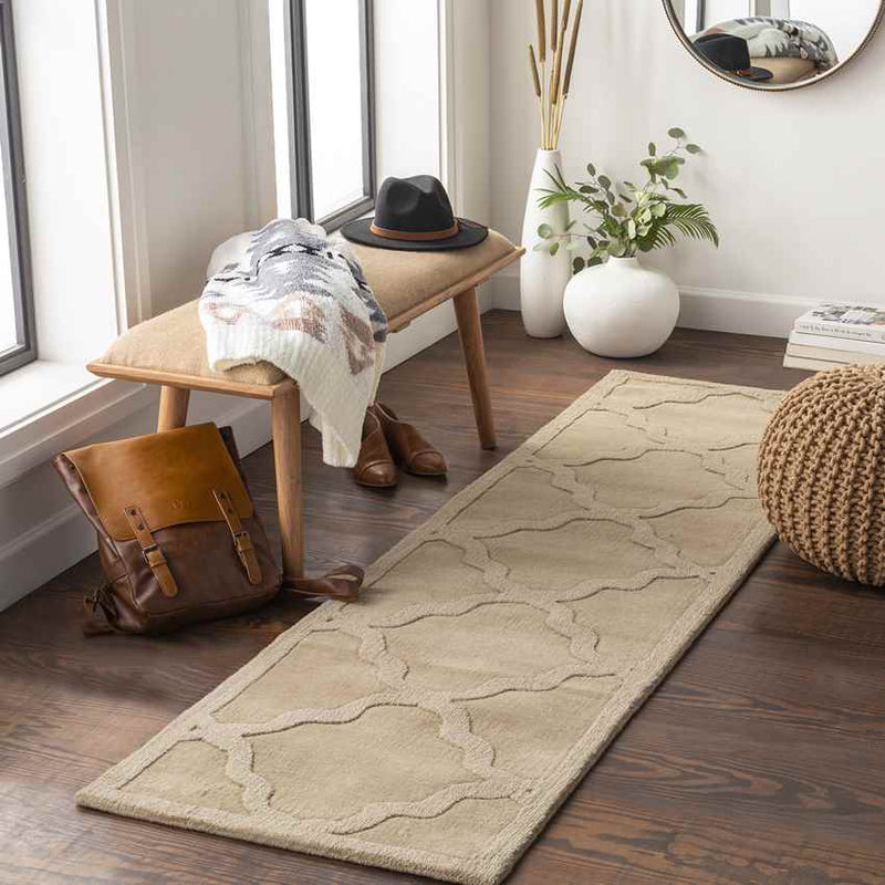 Ermont Modern Khaki Area Rug