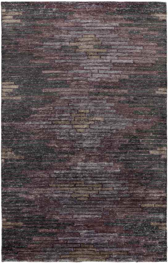 Saumur Modern Eggplant Area Rug