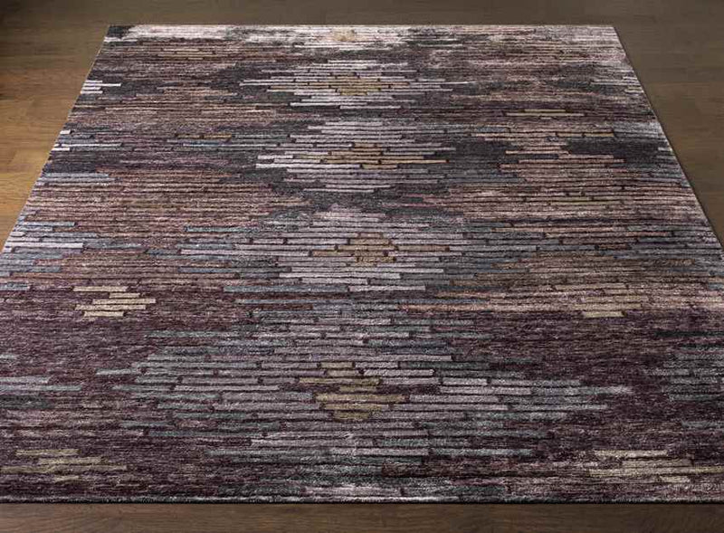 Saumur Modern Eggplant Area Rug