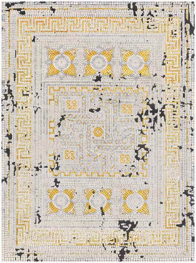 Herblay Global Mustard/Beige Area Rug