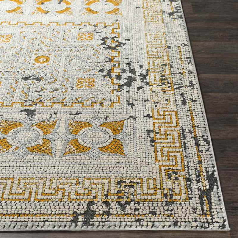 Herblay Global Mustard/Beige Area Rug