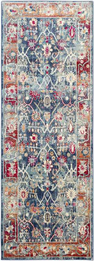 Le Gosier Traditional Ice Blue Area Rug