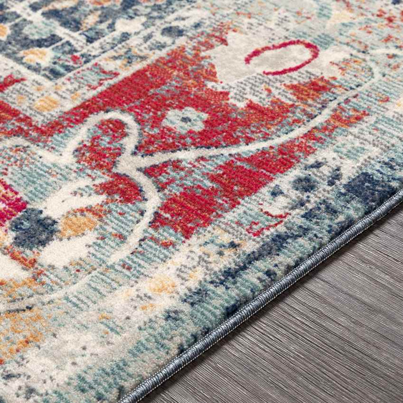 Le Gosier Traditional Ice Blue Area Rug