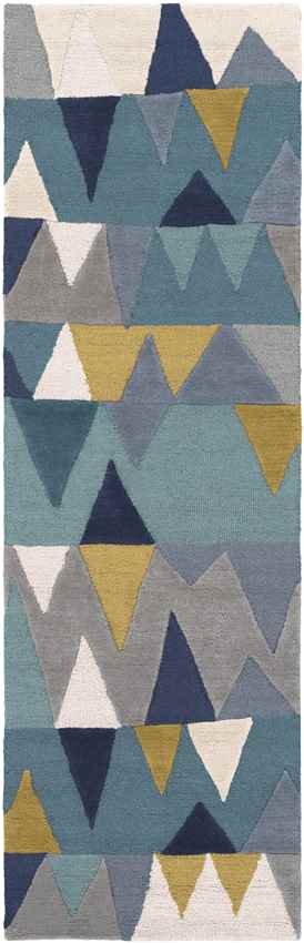 Begles Modern Navy Area Rug