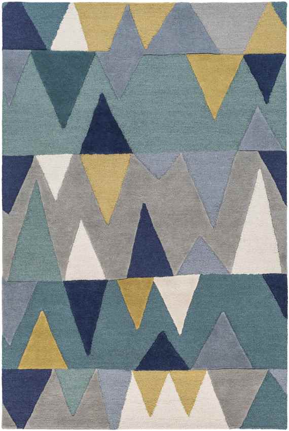 Begles Modern Navy Area Rug