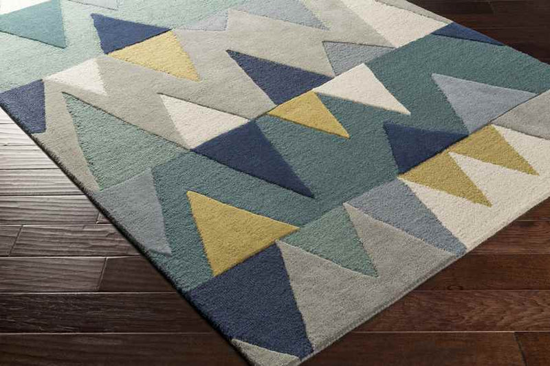 Begles Modern Navy Area Rug