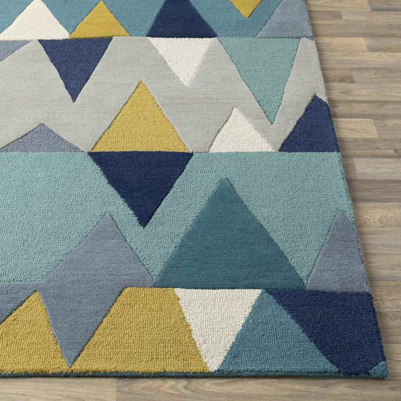 Begles Modern Navy Area Rug