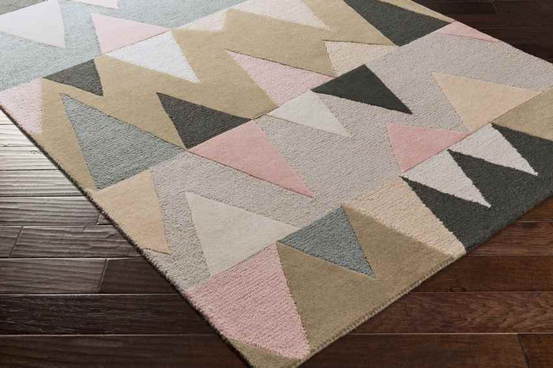 Begles Modern Pale Pink Area Rug