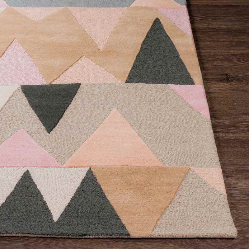 Begles Modern Pale Pink Area Rug