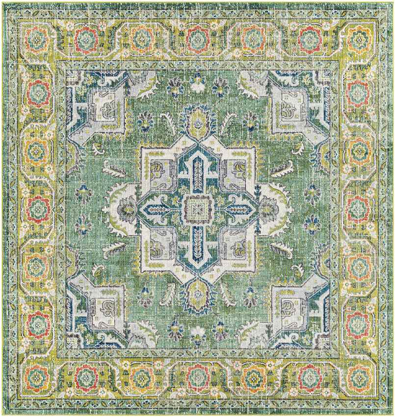 Gonesse Traditional Lime Area Rug