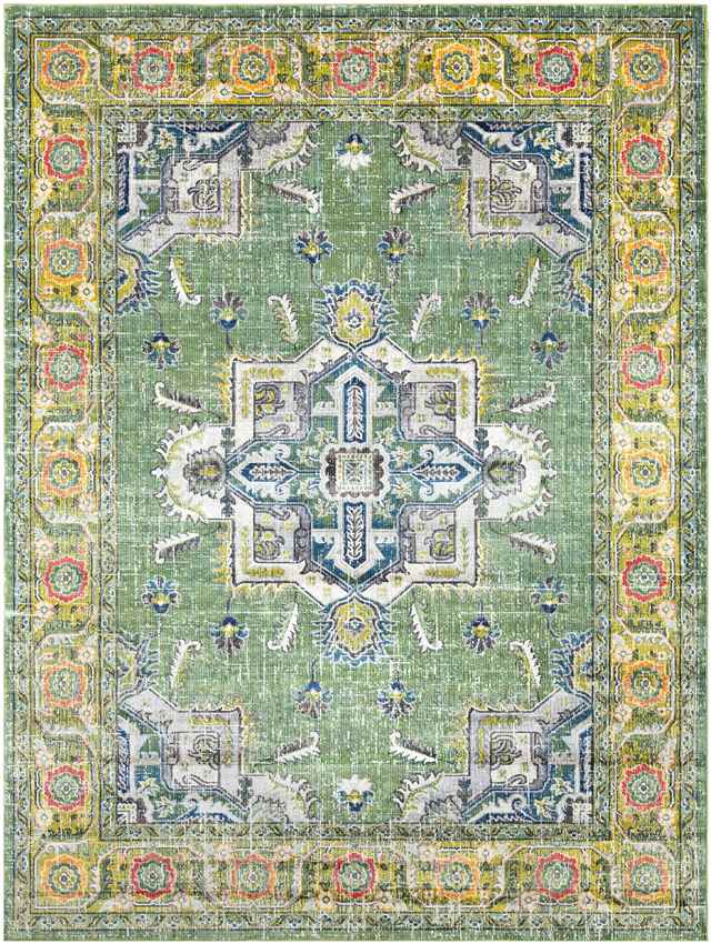 Gonesse Traditional Lime Area Rug