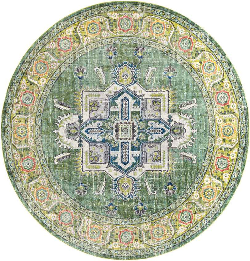 Gonesse Traditional Lime Area Rug