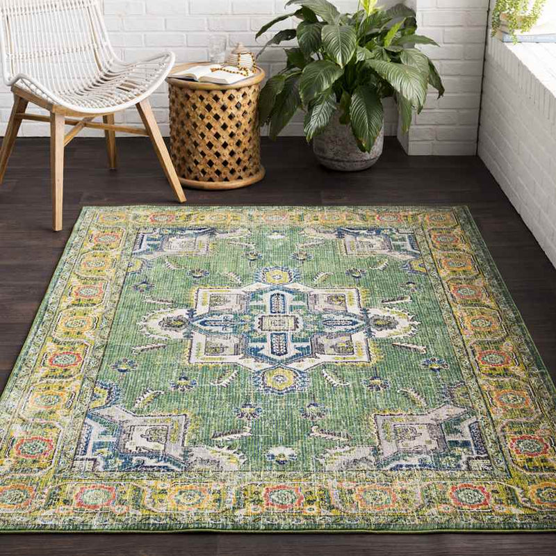 Gonesse Traditional Lime Area Rug