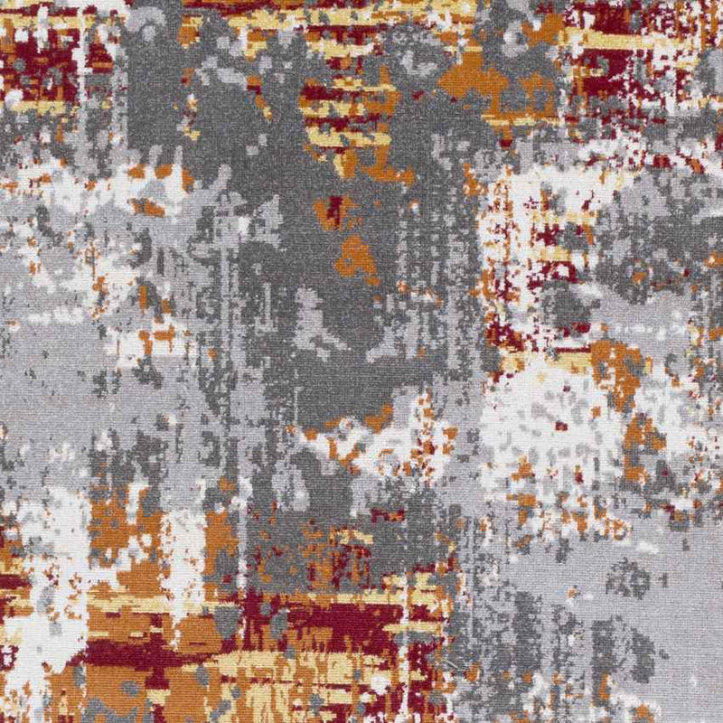 Kourou Modern Burnt Orange Area Rug