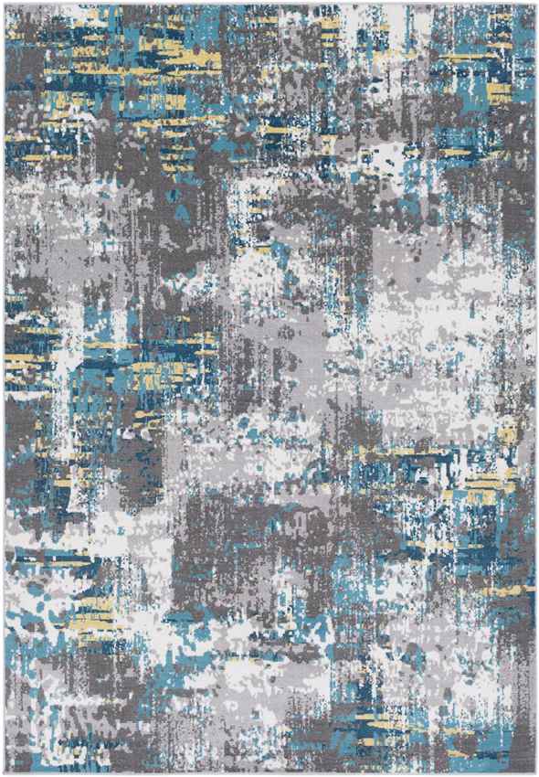 Kourou Modern Teal Area Rug