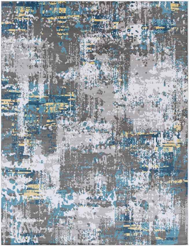 Kourou Modern Teal Area Rug