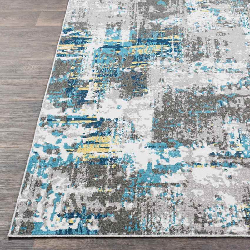 Kourou Modern Teal Area Rug