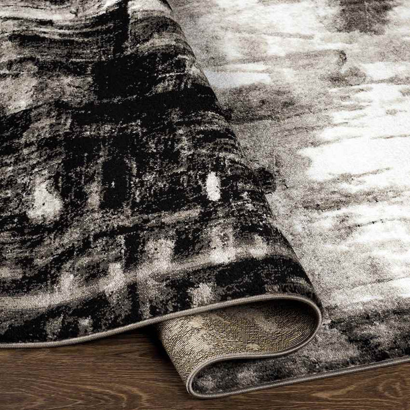 Saintes Modern Black Area Rug