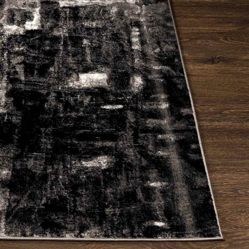 Saintes Modern Black Area Rug