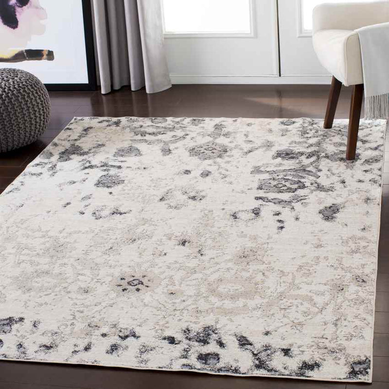 Les Ulis Traditional Khaki Area Rug