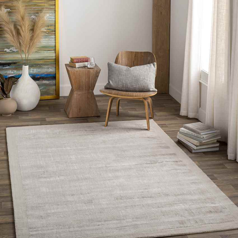 Les Lilas Modern Taupe Area Rug