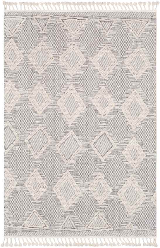 Orly Global Gray/Cream Area Rug