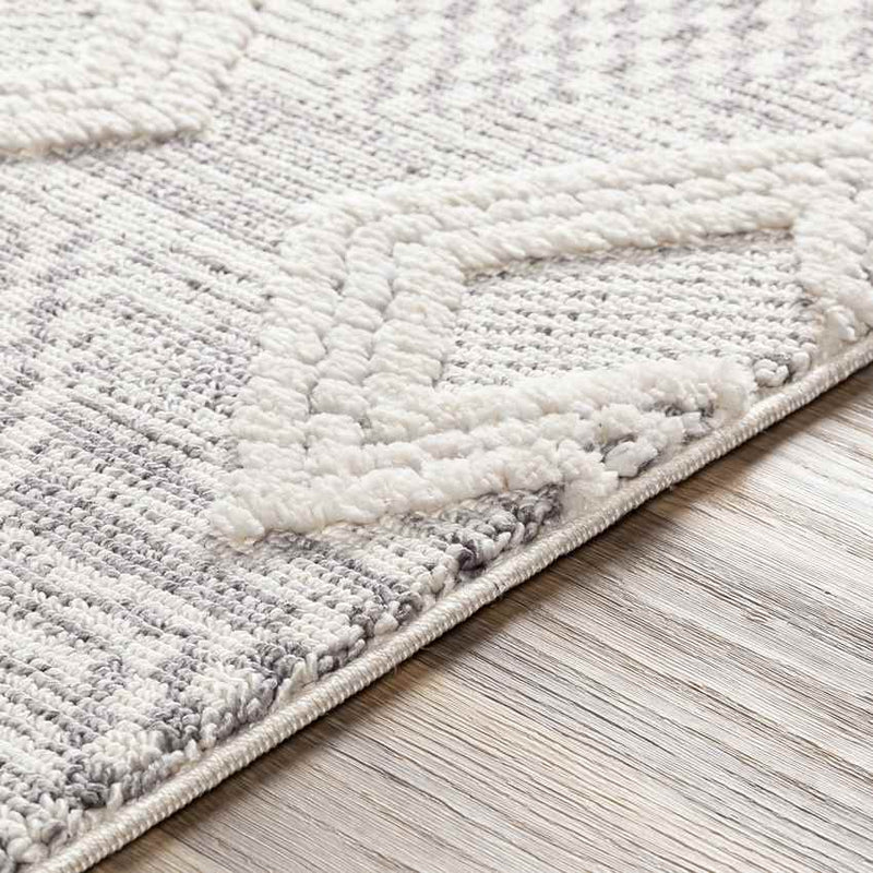 Orly Global Gray/Cream Area Rug