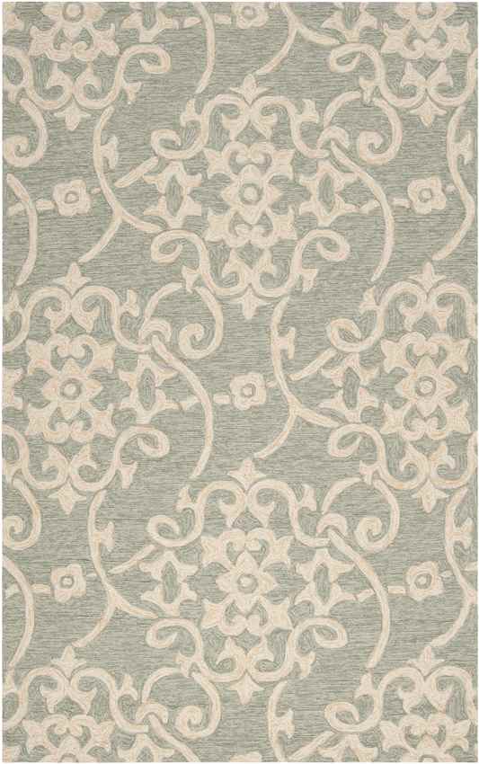 Lisieux Cottage Sea Foam Area Rug