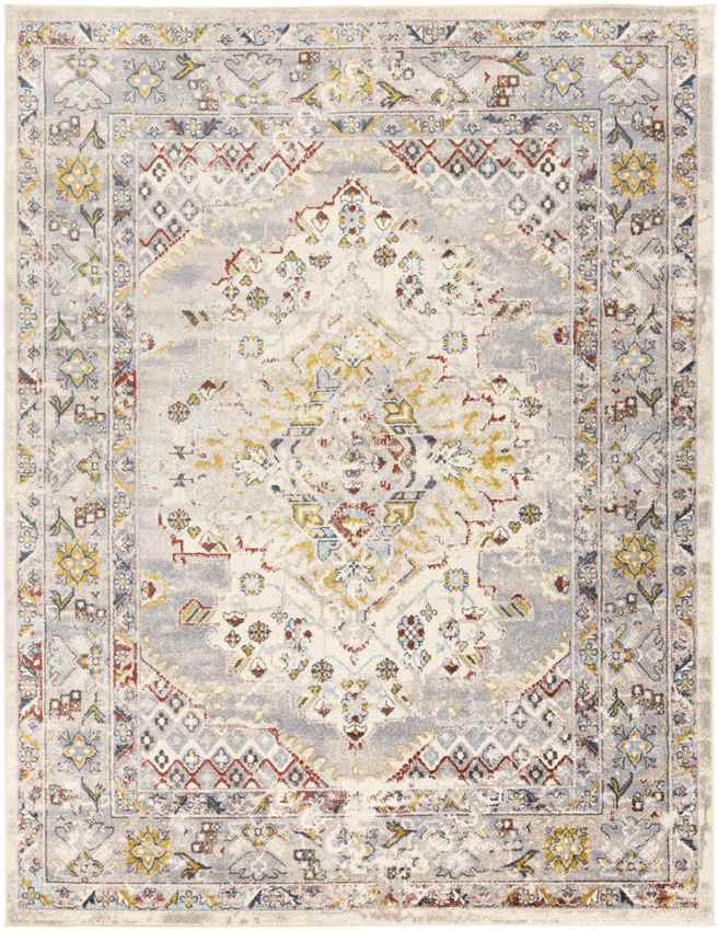 Var Traditional Taupe Area Rug