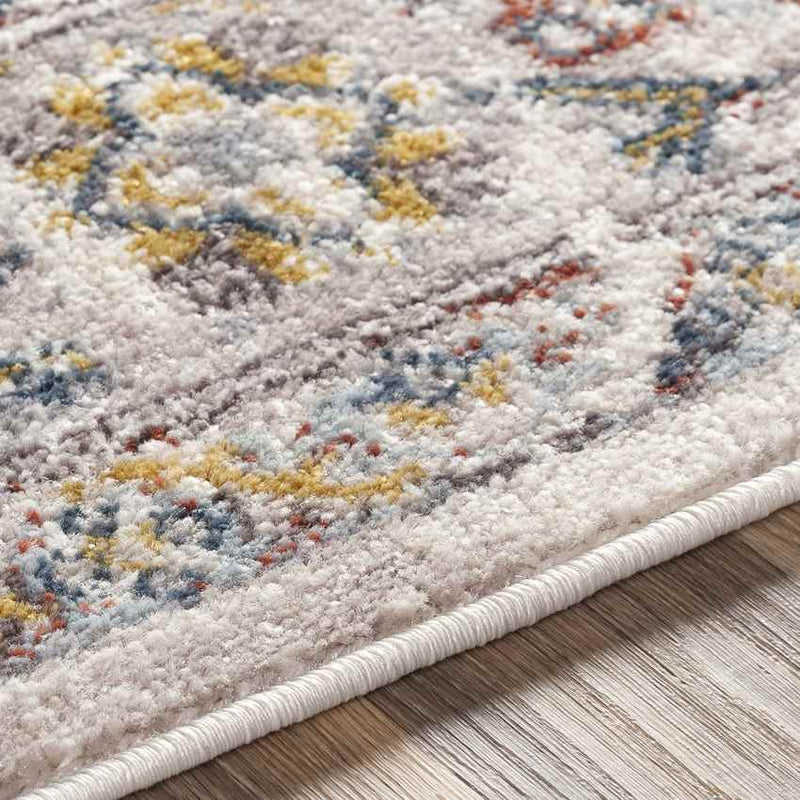 Var Traditional Taupe Area Rug