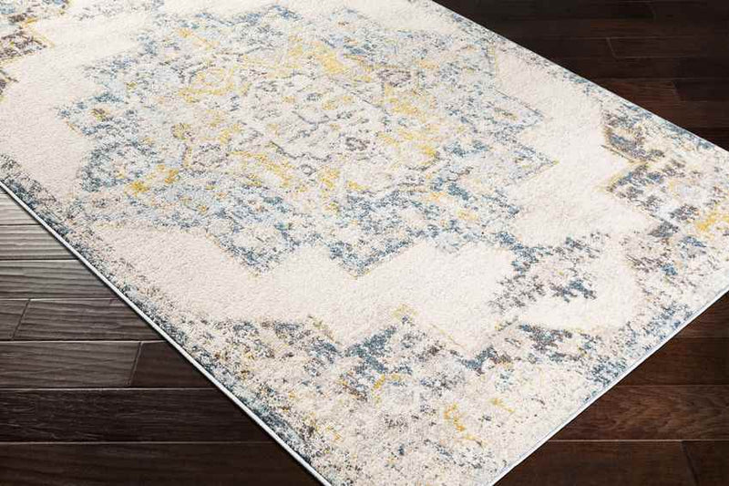 Gard Traditional Sky Blue Area Rug