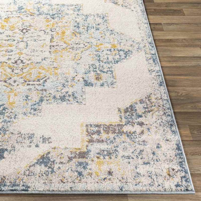 Gard Traditional Sky Blue Area Rug