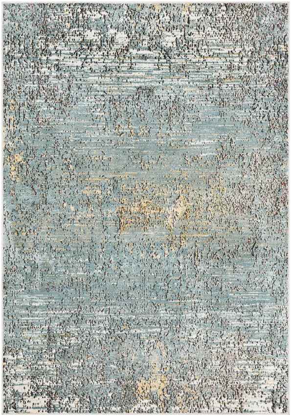 Doubs Traditional Aqua Area Rug