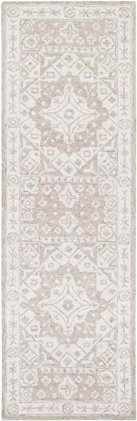 Yvelines Traditional Khaki Area Rug