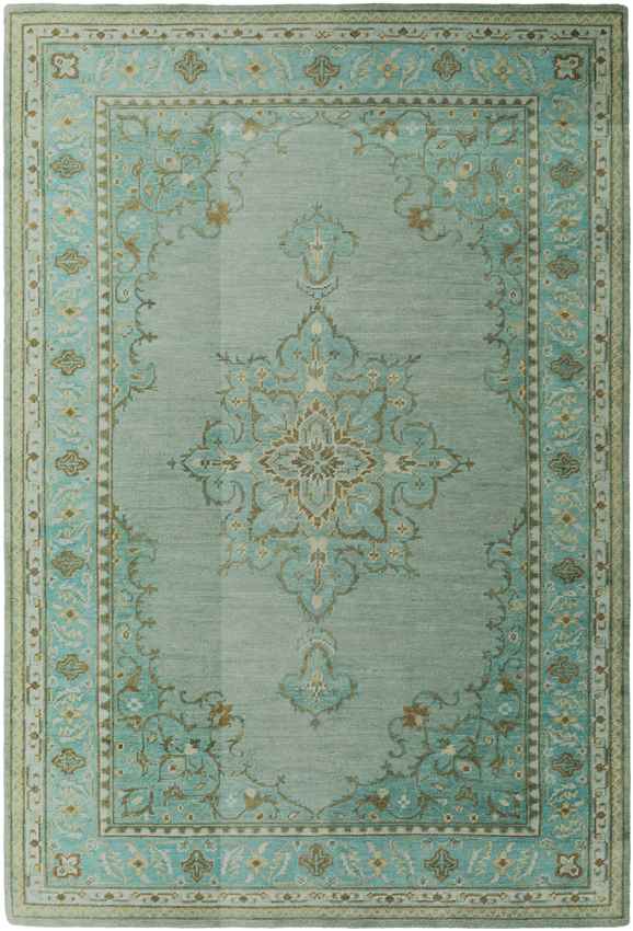 Aisne Traditional Emerald Area Rug