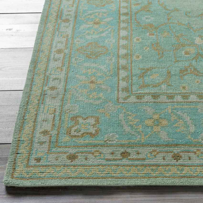 Aisne Traditional Emerald Area Rug