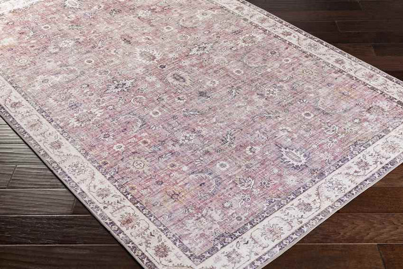 Yonne Traditional Garnet Area Rug