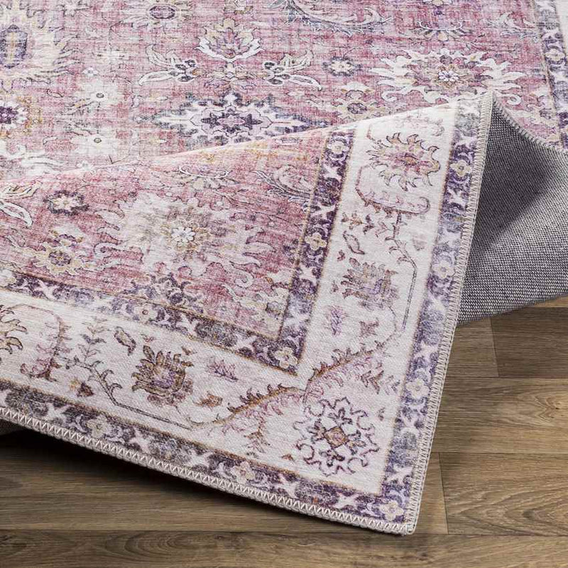 Yonne Traditional Garnet Area Rug