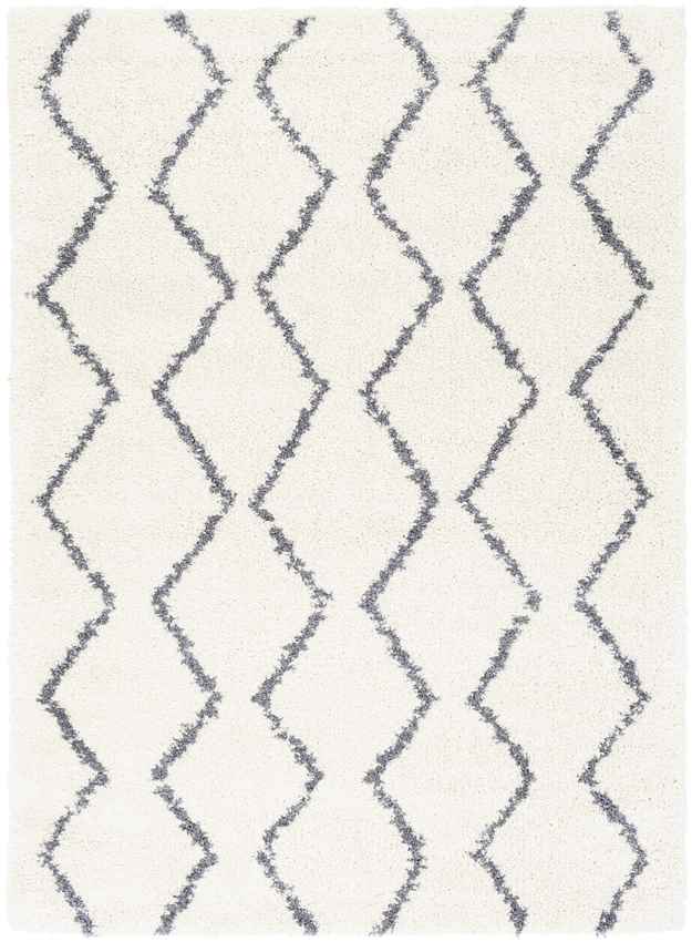 Brittany Global White Area Rug