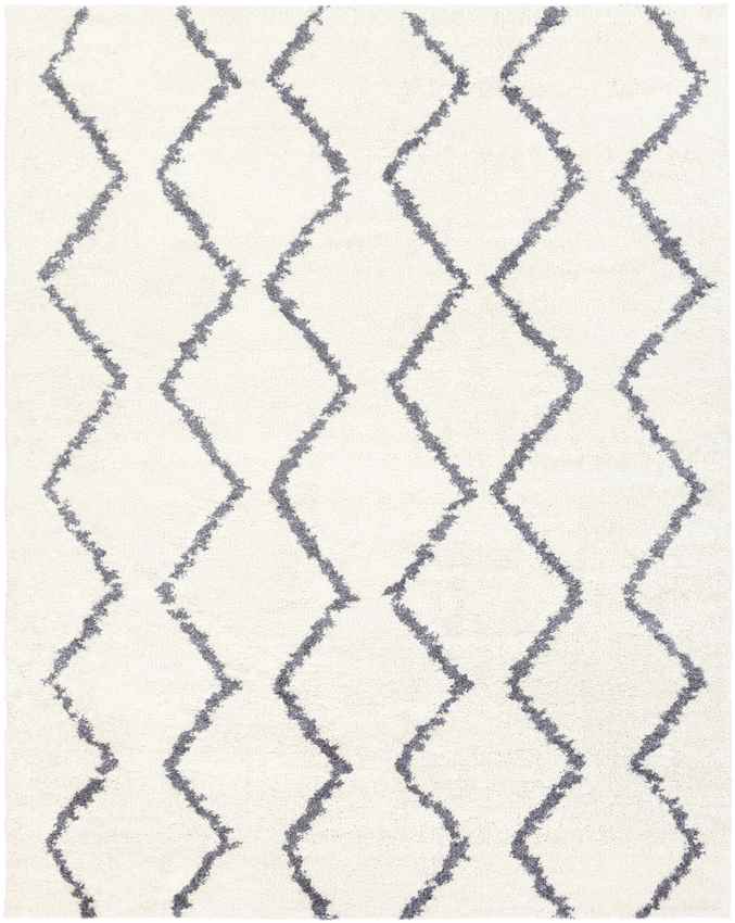 Brittany Global White Area Rug