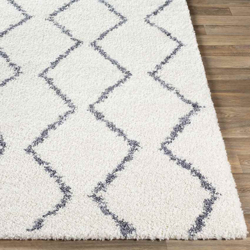 Brittany Global White Area Rug