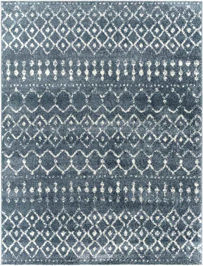 Occitanie Global Navy Area Rug