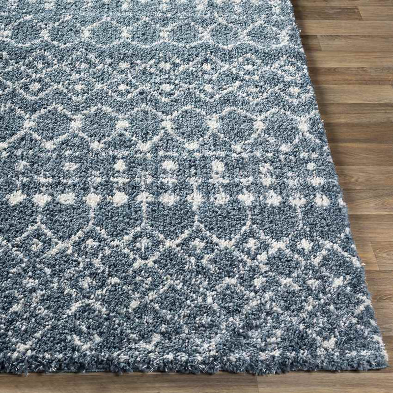 Occitanie Global Navy Area Rug