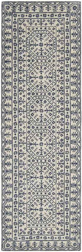 Turin Traditional Denim Area Rug