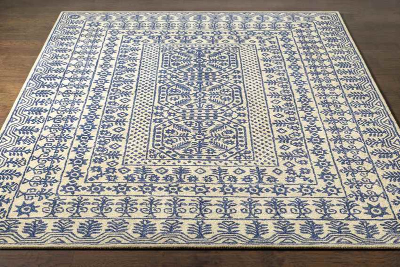 Turin Traditional Denim Area Rug